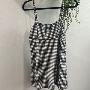 Urban Outfitters Cooperative Plaid Mini Dress